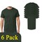 Gildan Heavy Cotton Forest Green Craft Blank T-Shirt Bundle for DIY Printing (2–14 Pack)